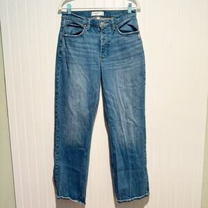 Abercrombie Fitch Curve Love 90s Baggy Low Rise Jeans Button Fly Size 4